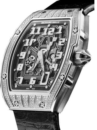 Richard Mille Replica RM 67-01 Extra Flat titanium with diamond Automatic watch